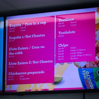 La Michoacana All Real Fruit - Menu - Snacks - Ice Cream & Frozen Yogurt Near Me - Murrieta, California
