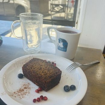 Tea Rex Cafe & Specialty Teas - Banana bread just out of the oven & elderberry tea - Sandwiches Near Me - San Francisco, California