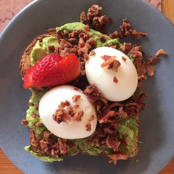 Mezzo - Avocado, bacon, egg with honey wheat toast - Sandwiches Near Me - Berkeley, California Mezzo - Avocado, bacon, egg with honey wheat toast - Sandwiches Near Me - Berkeley, California