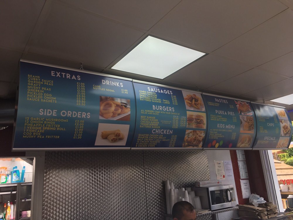 BLUE OCEAN FISH AND CHIPS Updated September 2024 2 Salisbury St