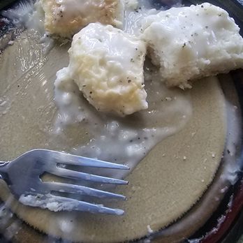 Denny's - It's not sausage gravy, basic flour gravy,  very bland, no flavor. Unless it's a gravy they use for door dash only, I do not recommend it. - Breakfast & Brunch Near Me - Litchfield Park, Arizona