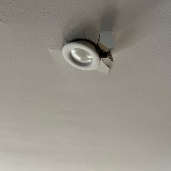 Teak Drywall - Damaged ceiling - Drywall Installation & Repair Near Me
