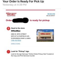 OfficeMax - Created online order on 6/8/17... JUST now getting charged smh