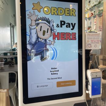 The Second Wind - Order kiosk. Convenient. - Asian Fusion Near Me - El Segundo, California
