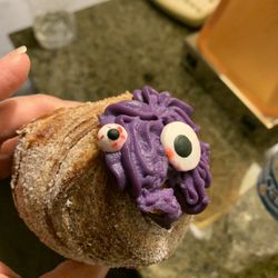 Saku Saku Flakerie - Filled with ube cream. Happy Halloween.