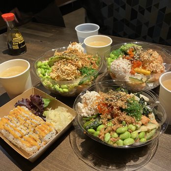 Hokibar - 2 and 3-protein poke bowls, miso soup, spicy salmon sushi - Poke Near Me - Kansas City, Kansas Hokibar - 2 and 3-protein poke bowls, miso soup, spicy salmon sushi - Poke Near Me - Kansas City, Kansas