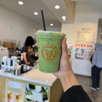Homeboy Coffee - Iced Matcha Latte with Lavender - Coffee & Tea Near Me - Artesia, California Homeboy Coffee - Iced Matcha Latte with Lavender - Coffee & Tea Near Me - Artesia, California
