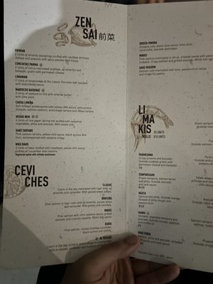 Menu photo 2 Lima Estilo Nikkei Recoleta ABO, C