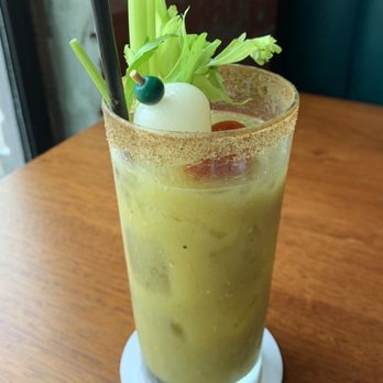 Squable - Tomatillo Bloody Mary - Modern European Near Me - Houston, Texas