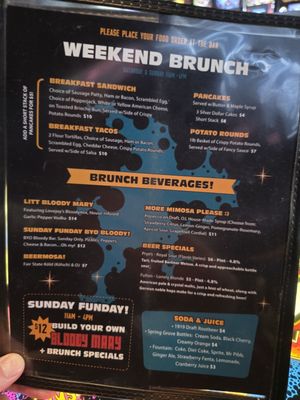 Menu photo 6 LITT Pinball Bar Minneapolis, MN