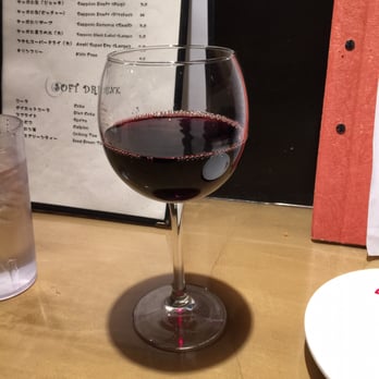 Ojiya - House Cabernet. Nice wine, nice glass. - Japanese Near Me - Torrance, California Ojiya - House Cabernet. Nice wine, nice glass. - Japanese Near Me - Torrance, California