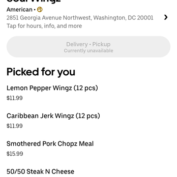 Soul Wingz - "Unavailable" - Chicken Wings Near Me - Washington, DC, District of Columbia