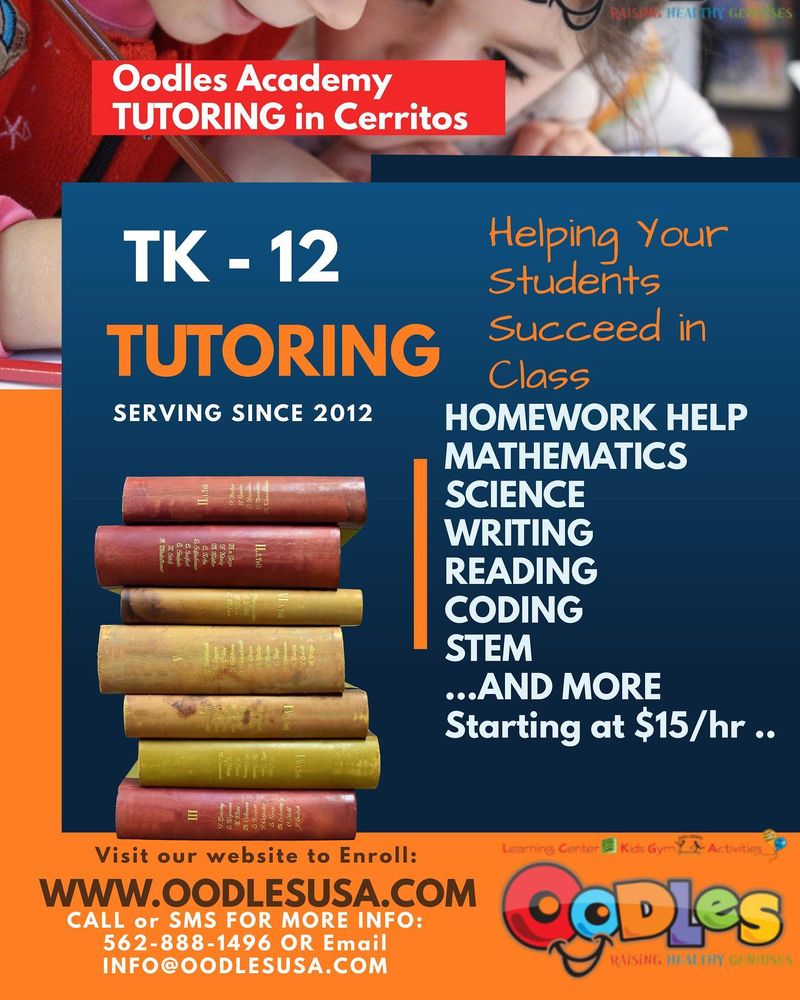 Oodles Genius Academy - reading tutor in Artesia, CA