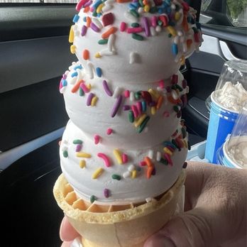 Dairy Queen Grill & Chill - Ice cream cone with hardly any sprinkles! - Ice Cream & Frozen Yogurt Near Me - Camden, Delaware Dairy Queen Grill & Chill - Ice cream cone with hardly any sprinkles! - Ice Cream & Frozen Yogurt Near Me - Camden, Delaware