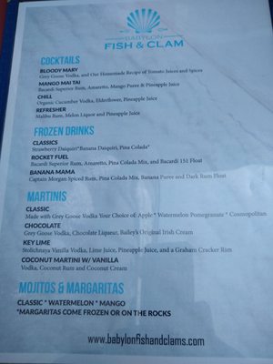 Menu photo 5 Babylon Fish & Clam Babylon, NY Menu photo 5 Babylon Fish & Clam Babylon, NY