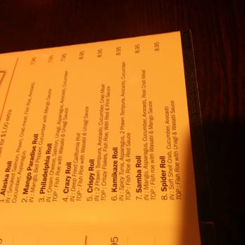 Sushi Topia - a close up of a menu - Japanese Near Me - Surrey, British Columbia Sushi Topia - a close up of a menu - Japanese Near Me - Surrey, British Columbia