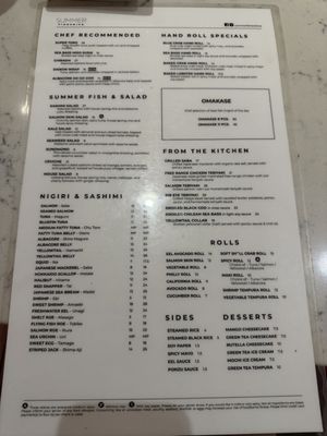 Menu photo 1 Summer Fish & Rice Beverly Hills, CA Menu photo 1 Summer Fish & Rice Beverly Hills, CA