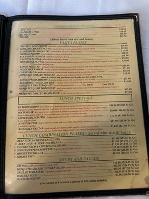 Menu photo 3 Zapata Texarkana, AR Menu photo 3 Zapata Texarkana, AR