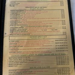 Zapata - Menu