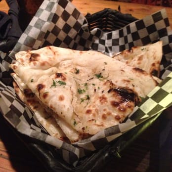 Khazana Restaurant - Garlic Naan - Indian Near Me - Edmonton, Alberta