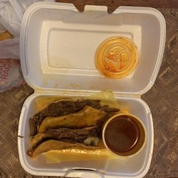 Durango Taco Shop - Beef birria tacos. I already ate one.