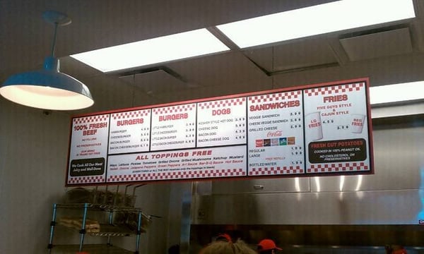 Menu photo 7 Five Guys Sunnyvale, CA