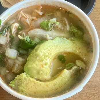 Lourdes - Chicken soup: hot, filling and so flavorful - Mexican Near Me - Encinitas, California