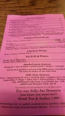 Menu photo 6 Rooster's Roadhouse Denton, TX