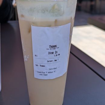 Ever After Tearoom & Eatery - Osmanthus four season milk tea was so good. Perfect with less sugar - Shaved Ice Near Me - Irvine, California Ever After Tearoom & Eatery - Osmanthus four season milk tea was so good. Perfect with less sugar - Shaved Ice Near Me - Irvine, California