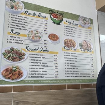 China Fresh - Menu - Chinese Near Me - Rancho Cucamonga, California