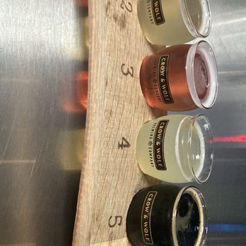 Crow & Wolf - Flight - Breweries Near Me - Clovis, California