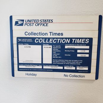 US Post Office - Collection times - Post Offices Near Me - Cortaro, Arizona