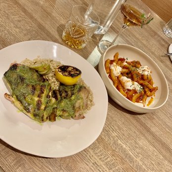 Apolonia - Grilled Organic Chicken, Fiorentini al Sugo - Modern European Near Me - Chicago, Illinois Apolonia - Grilled Organic Chicken, Fiorentini al Sugo - Modern European Near Me - Chicago, Illinois