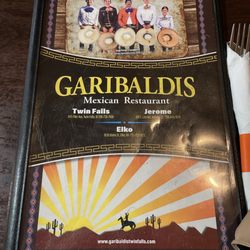 Garibaldi's - Menu front and locations