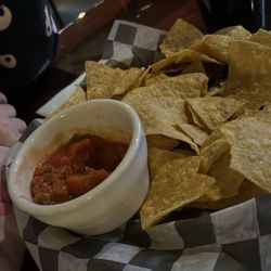 Mike's Tavern - Chips and homemade salsa  Chips came out warm