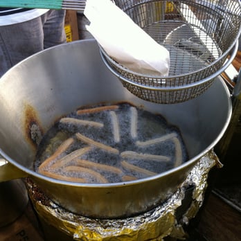 Taco Dollar - Preparing the Churros - Mexican Near Me - Inglewood, California