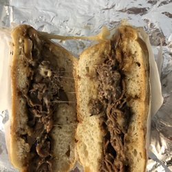 Roast beef, Swiss cheese, mushroom grilled panini -- very good!