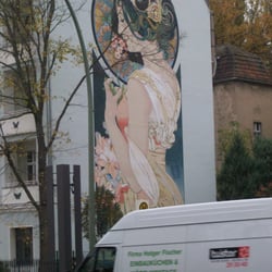 Schöne Frau - Wandbild