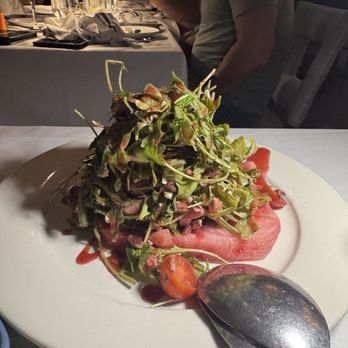 Santorini - Watermelon salad - Greek Near Me - Staten Island, New York
