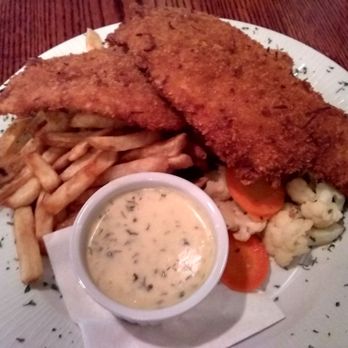 St James Gate - Coconut crusted haddock with fries and steamed vegetables $22. - Irish Pub Near Me - Carleton Place, Ontario