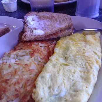 Jakes Diner - Cheddar and Bacon Omelet with Potatoes - Diners Near Me - Greensboro, North Carolina Jakes Diner - Cheddar and Bacon Omelet with Potatoes - Diners Near Me - Greensboro, North Carolina