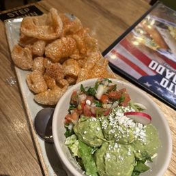 The Guacamole with pico The Guacamole with pico