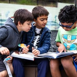 Aurora features one of the largest independent school libraries in the Easy Bay. We are proud of cultivating a love of reading.