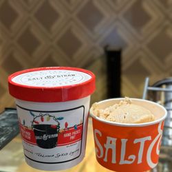 Salt & Straw - Eggnog w/Cold Brew Coffee Cashew Praline