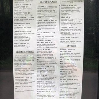 Mikro Depot - The menu. - New American Near Me - Hamden, Connecticut