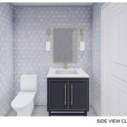 i Remodel & Design - Design image for the powder room