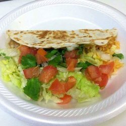 Latin Grill Taco Truck - Carrboro - Veggie Quesadilla