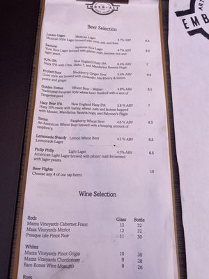 Menu photo 1 Ember + Ale Collegeville, PA