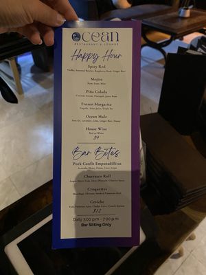 Menu photo 3 Ocean Restaurant and Lounge San Juan, PR Menu photo 3 Ocean Restaurant and Lounge San Juan, PR