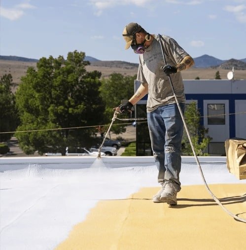 Slide of Foam Roofing Los Angeles